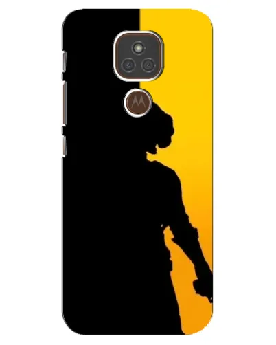 Чехол для Motorola MOTO E7 Plus с картинкой «Тень воина PUBG»