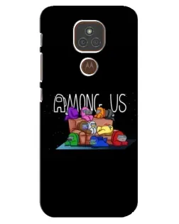 Чохол для Motorola MOTO E7 Plus з картинкою «Логотип Among Us» Чохол для Motorola MOTO E7 Plus з картинкою «Логотип Among Us»