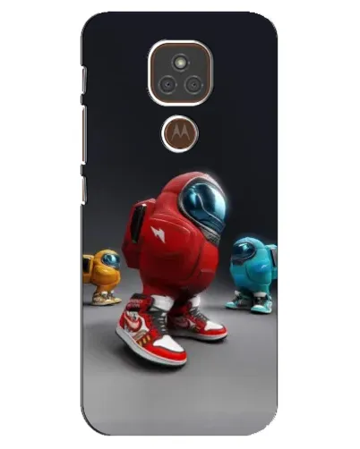 Чехол для Motorola MOTO E7 Plus с картинкой «Among Us — 3D стиль»