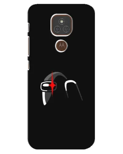 Чехол для Motorola MOTO E7 Plus с картинкой «Among Us шлем»