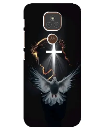 Чехол для Motorola MOTO E7 Plus с картинкой «Голубь и Свет» Чехол для Motorola MOTO E7 Plus с картинкой «Голубь и Свет»