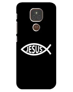 Чехол для Motorola MOTO E7 Plus с картинкой «Классический Jesus»