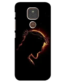 Чехол для Motorola MOTO E7 Plus с картинкой «Терновый венец»