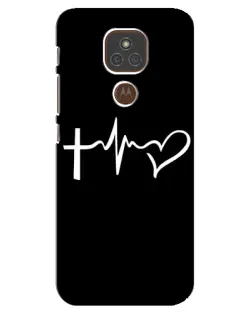 Чехол для Motorola MOTO E7 Plus с картинкой «Пульс веры»