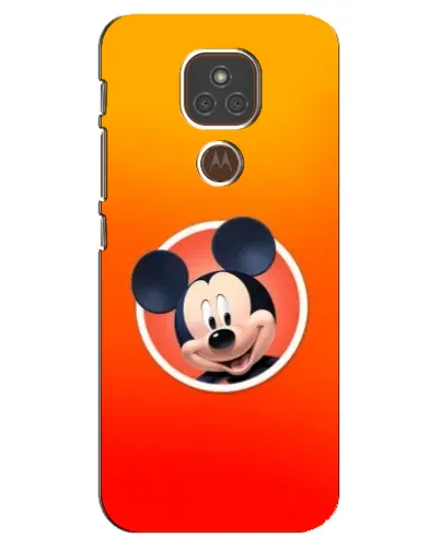 Чехол для Motorola MOTO E7 Plus с картинкой «Mickey в круге»