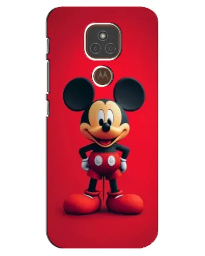 Чехол для Motorola MOTO E7 Plus с картинкой «Mickey в полный рост»