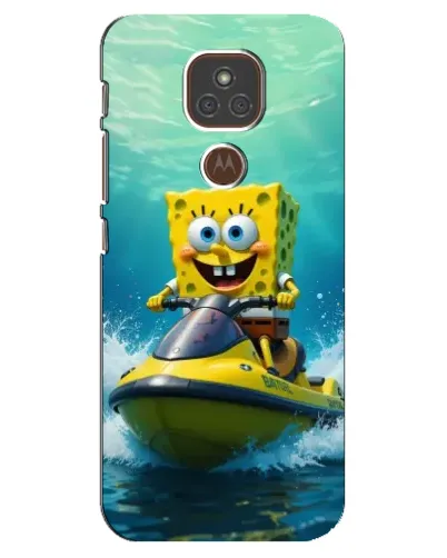 Чехол для Motorola MOTO E7 Plus с картинкой «Спанч Боб на гидроцикле» Чехол для Motorola MOTO E7 Plus с картинкой «Спанч Боб на гидроцикле»