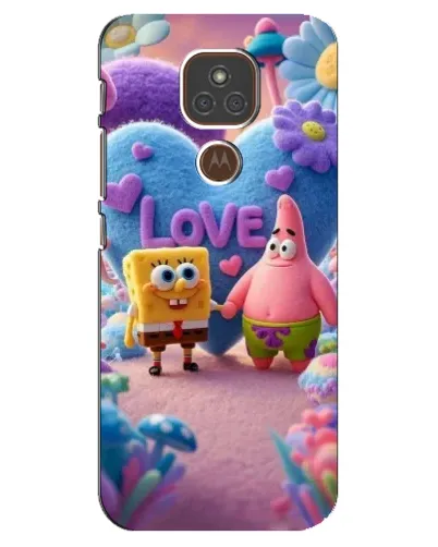 Чехол для Motorola MOTO E7 Plus с картинкой «Губка Боб Патрик» Чехол для Motorola MOTO E7 Plus с картинкой «Губка Боб Патрик»