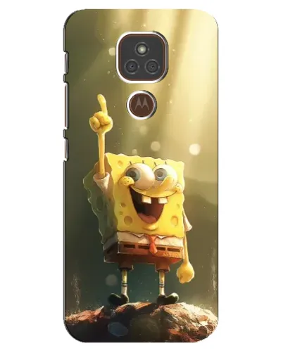 Чехол для Motorola MOTO E7 Plus с картинкой «Сияющий Спанч Боб» Чехол для Motorola MOTO E7 Plus с картинкой «Сияющий Спанч Боб»