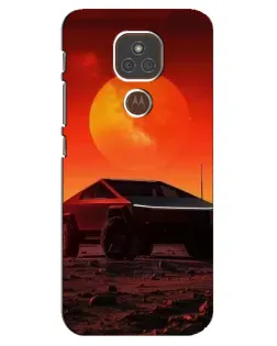 Чехол для Motorola MOTO E7 Plus с картинкой «Cybertruck на Марсе» Чехол для Motorola MOTO E7 Plus с картинкой «Cybertruck на Марсе»