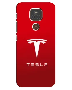 Чехол для Motorola MOTO E7 Plus с картинкой «Tesla Red Classic» Чехол для Motorola MOTO E7 Plus с картинкой «Tesla Red Classic»