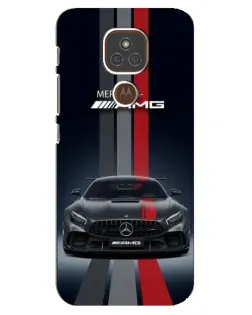Чохол для Motorola MOTO E7 Plus з картинкою «Mercedes — білий карбон» Чохол для Motorola MOTO E7 Plus з картинкою «Mercedes — білий карбон»