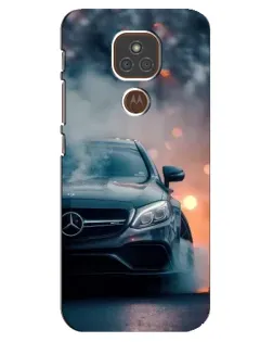 Чехол для Motorola MOTO E7 Plus с картинкой «Mercedes — ночной город» Чехол для Motorola MOTO E7 Plus с картинкой «Mercedes — ночной город»