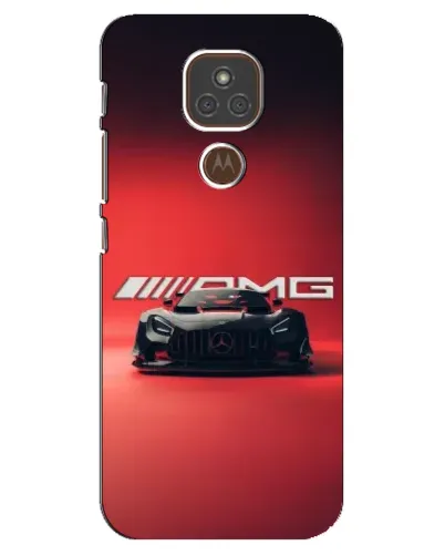 Чехол для Motorola MOTO E7 Plus с картинкой «Mercedes AMG — красная линия»