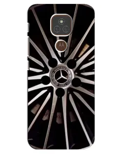 Чехол для Motorola MOTO E7 Plus с картинкой «Диск Mercedes»