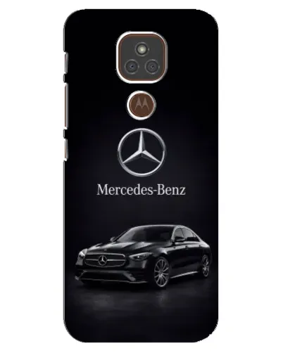 Чехол для Motorola MOTO E7 Plus с картинкой «Mercedes — решетка радиатора»
