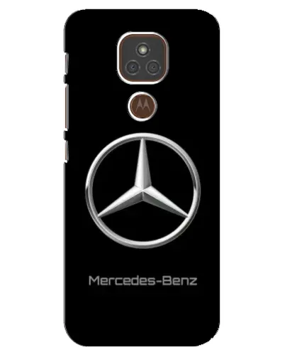 Чехол для Motorola MOTO E7 Plus с картинкой «Mercedes Silver Logo»
