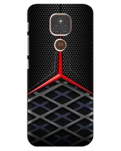 Чехол для Motorola MOTO E7 Plus с картинкой «Mercedes Carbon Grid»