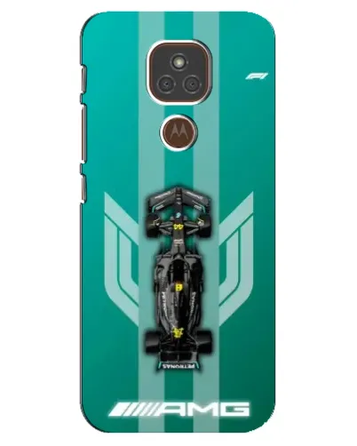 Чехол для Motorola MOTO E7 Plus с картинкой «Mercedes AMG Petronas»