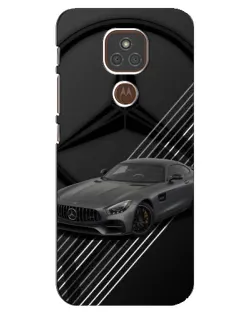 Чехол для Motorola MOTO E7 Plus с картинкой «Mercedes AMG — графика»