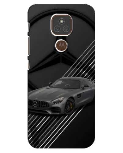 Чехол для Motorola MOTO E7 Plus с картинкой «Mercedes AMG — графика»