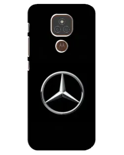 Чехол для Motorola MOTO E7 Plus с картинкой «Mercedes классический лого»