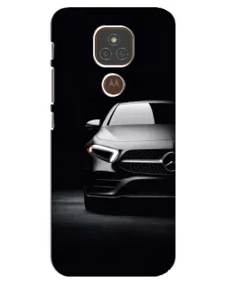 Чехол для Motorola MOTO E7 Plus с картинкой «Свет фар Mercedes»
