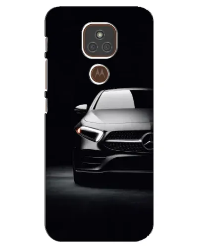 Чехол для Motorola MOTO E7 Plus с картинкой «Свет фар Mercedes»