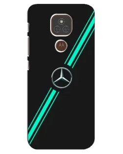 Чехол для Motorola MOTO E7 Plus с картинкой «Спортивные линии Mercedes»