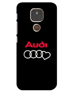 Чехол для Motorola MOTO E7 Plus с картинкой «Логотип Audi Heart» Чехол для Motorola MOTO E7 Plus с картинкой «Логотип Audi Heart»