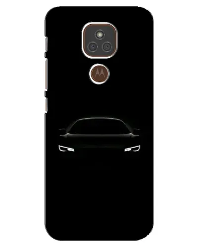 Чехол для Motorola MOTO E7 Plus с картинкой «Взгляд Audi в темноте»