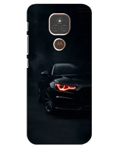 Чехол для Motorola MOTO E7 Plus с картинкой «Audi — хищный взгляд»