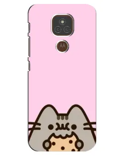 Чохол для Motorola MOTO E7 Plus з картинкою «Pusheen та печиво» Чохол для Motorola MOTO E7 Plus з картинкою «Pusheen та печиво»