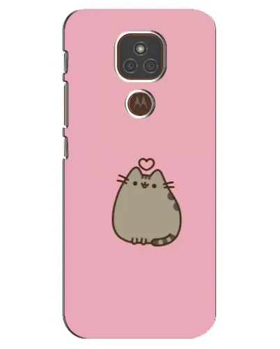 Чехол для Motorola MOTO E7 Plus с картинкой «Pusheen сердце» Чехол для Motorola MOTO E7 Plus с картинкой «Pusheen сердце»