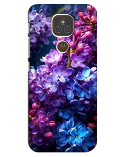 Чехол для Motorola MOTO E7 Plus с картинкой «Сиреневый цвет»