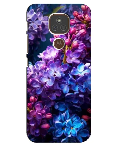Чехол для Motorola MOTO E7 Plus с картинкой «Сиреневый цвет»