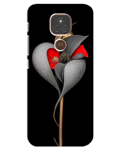 Чехол для Motorola MOTO E7 Plus с картинкой «Серебряный фантазийный цветок» Чехол для Motorola MOTO E7 Plus с картинкой «Серебряный фантазийный цветок»