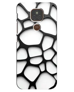 Чохол для Motorola MOTO E7 Plus з картинкою «Біла об'ємна сітка» Чохол для Motorola MOTO E7 Plus з картинкою «Біла об'ємна сітка»