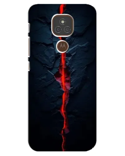Чехол для Motorola MOTO E7 Plus с картинкой «Kрасная лавовая трещина» Чехол для Motorola MOTO E7 Plus с картинкой «Kрасная лавовая трещина»