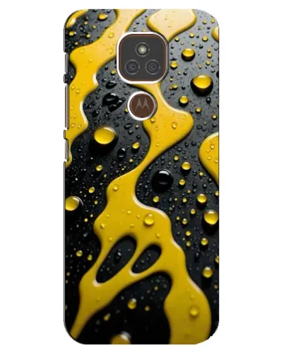Чехол для Motorola MOTO E7 Plus с картинкой «Жидкое желтое золото» Чехол для Motorola MOTO E7 Plus с картинкой «Жидкое желтое золото»