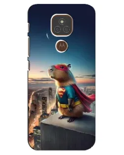 Чехол для Motorola MOTO E7 Plus с картинкой «Капи-мен супергерой» Чехол для Motorola MOTO E7 Plus с картинкой «Капи-мен супергерой»
