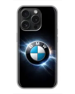 Чехол для Motorola Moto G (2026) с картинкой «BMW — неоновое сияние»