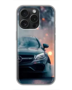 Чехол для Motorola Moto G (2026) с картинкой «Mercedes — ночной город»