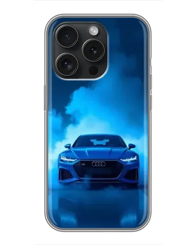 Чехол для Motorola Moto G (2026) с картинкой «Audi — голубая энергия»