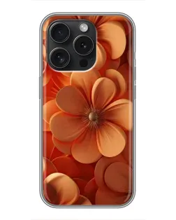 Чохол для Motorola Moto G (2026) з картинкою «Помаранчева макро квітка»