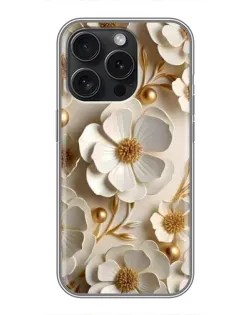 Чохол для Motorola Moto G (2026) з картинкою «Білі паперові квіти»