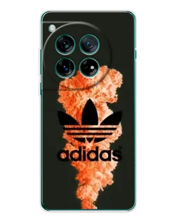 Чехол для Motorola Moto G Max с картинкой «Оранжевый дым Adidas»