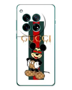 Чехол для Motorola Moto G Max с картинкой «Микки Маус Gucci — полосы»