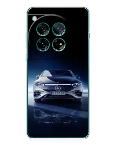 Чехол для Motorola Moto G Max с картинкой «Ночной Mercedes EQ»