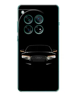 Чехол для Motorola Moto G Max с картинкой «Audi — ночной контур»